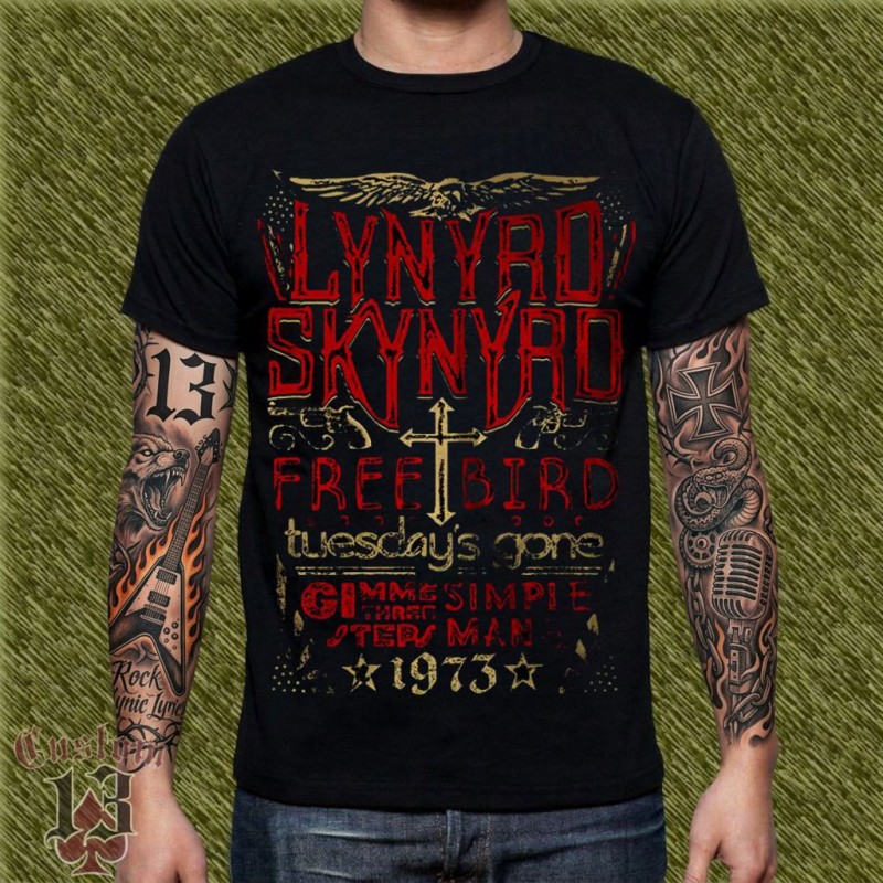 Camiseta Lynyrd Skynyrd, 1973