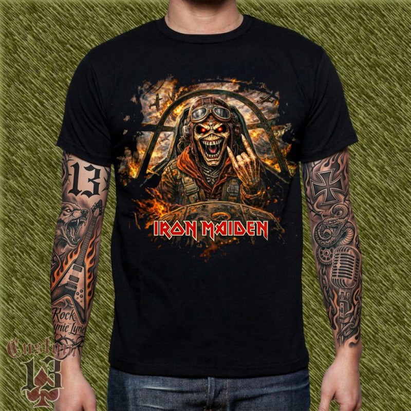 Camiseta Iron Maiden, Aces high