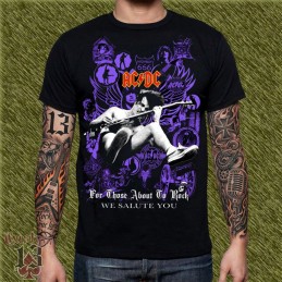 Camiseta AC-DC, For those about to rock we salute you