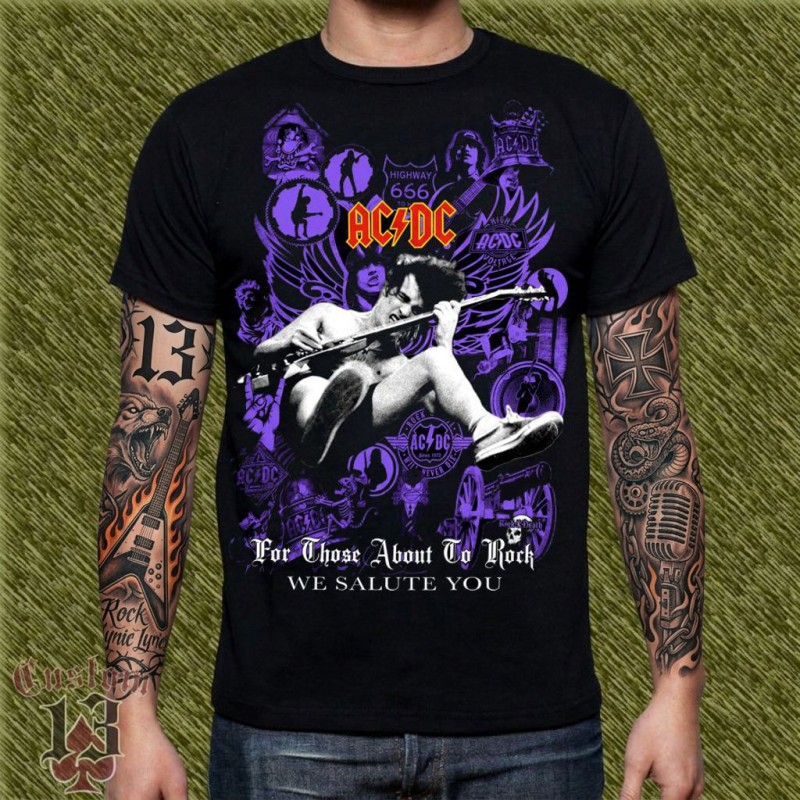 Camiseta AC-DC, For those about to rock we salute you