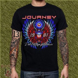 Camiseta Journey, don't stop believin'