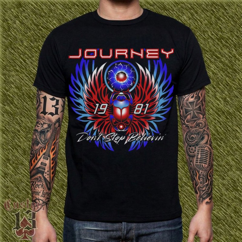 Camiseta Journey, don't stop believin'