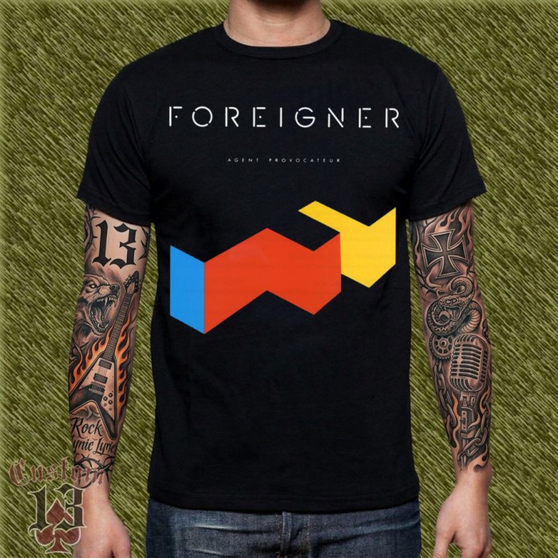 Camiseta Foreigner, agent provocateur