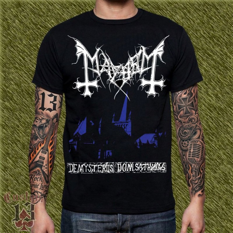 Camiseta Mayhem, de mysteriis dom sathanas, color