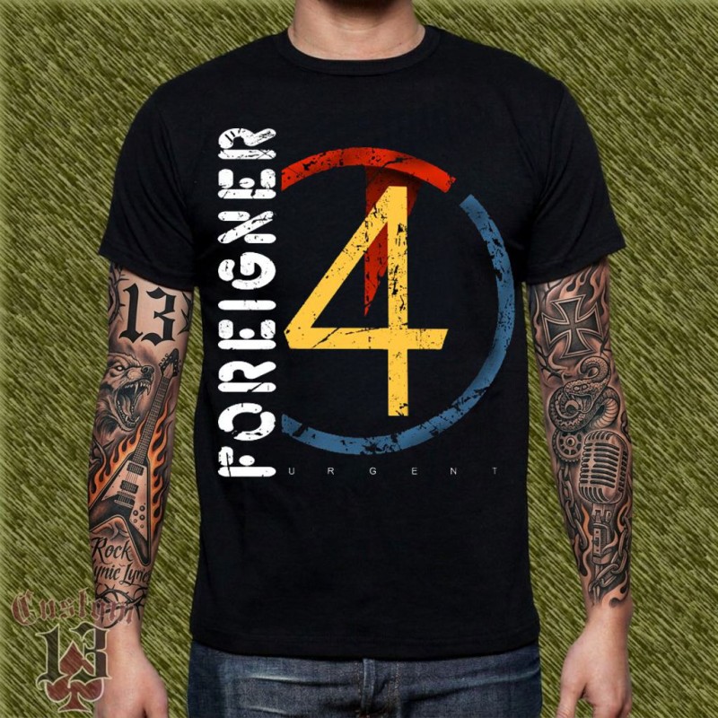 Camiseta Foreigner, 4, color