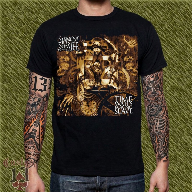 Camiseta Napalm death, times waits for no slave