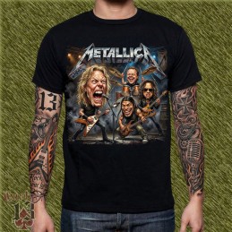 Camiseta Caricatura Metallica - Masters of Metal