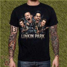 Camiseta Caricatura Linkin Park - Hybrid Nu Metal