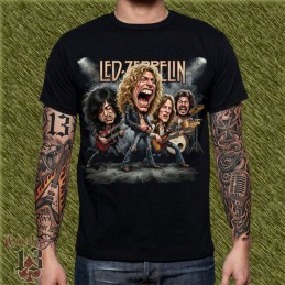 Camiseta Caricatura Led Zeppelin - Stairway Legends