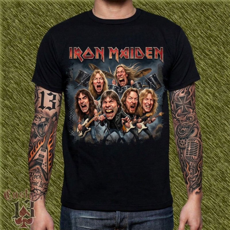 Camiseta Caricatura Iron Maiden - The Trooper Legacy