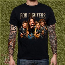 Camiseta Caricatura Foo Fighters - Everlong Rock