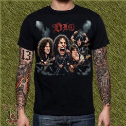 Camiseta Caricatura Dio - Holy Diver