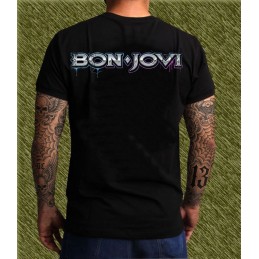 Camiseta Caricatura Bon Jovi - Rock Icons