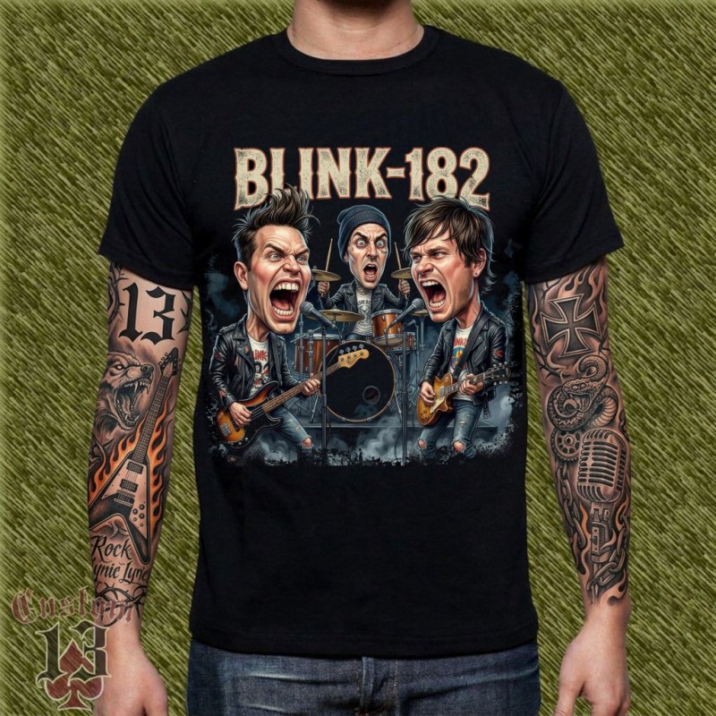 Camiseta Caricatura Blink-182 - All the Small Things