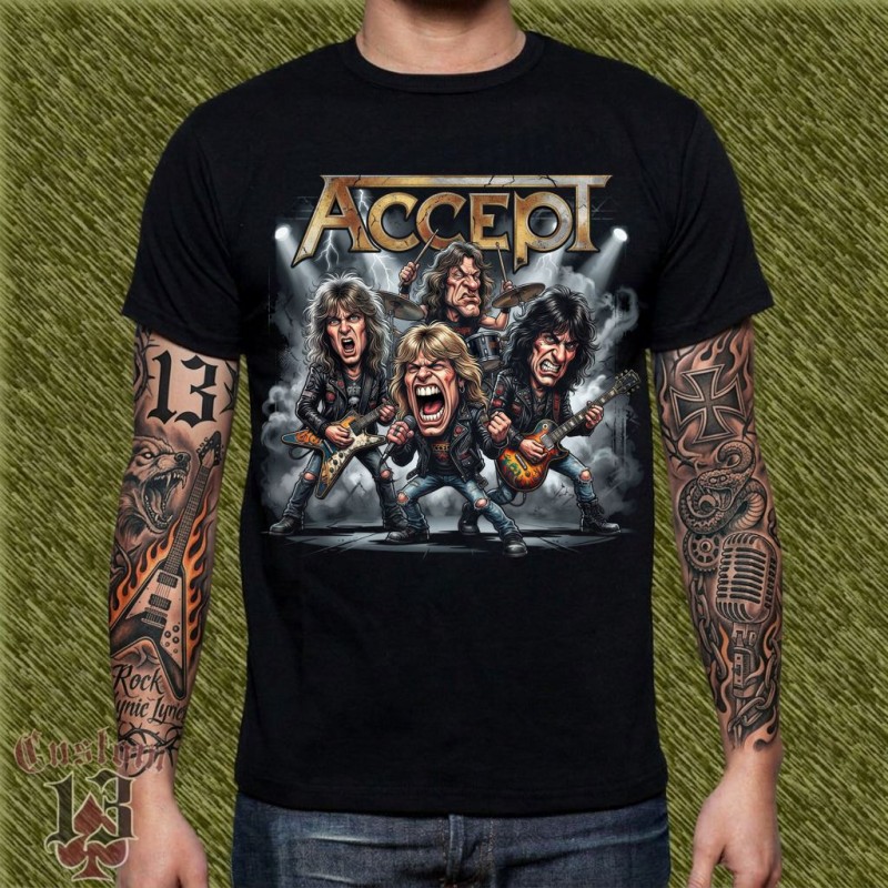 Camiseta Caricatura Accept - Balls to the Wall
