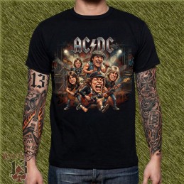 Camiseta Caricatura AC/DC - Live Concert