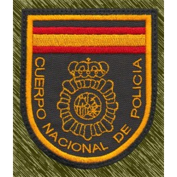 parche bordado, cuerpo nacional de policia