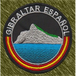 Parche Bordado Gibraltar Español – Alta Resistencia