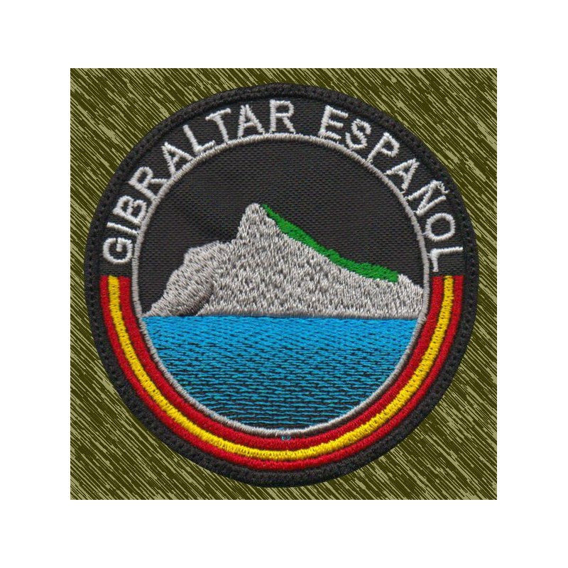 Parche Bordado Gibraltar Español – Alta Resistencia