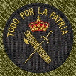 Parche Bordado Guardia Civil "Todo por la Patria" – Táctico