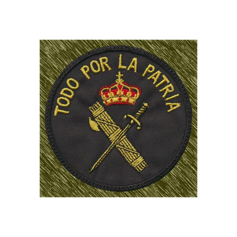Parche Bordado Guardia Civil "Todo por la Patria" – Táctico