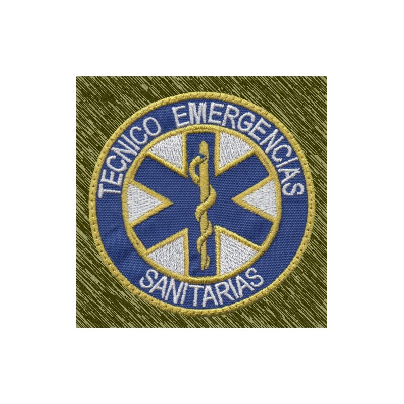 Parche Bordado Técnico Emergencias Sanitarias (TES)