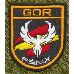 parche boradado policia nacional, GOR fénix