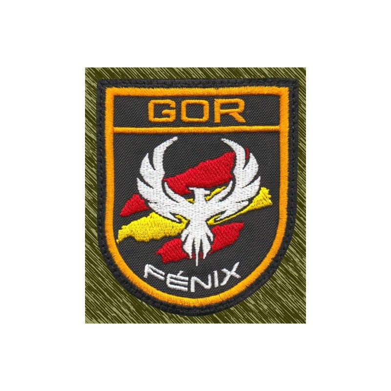 parche boradado policia nacional, GOR fénix