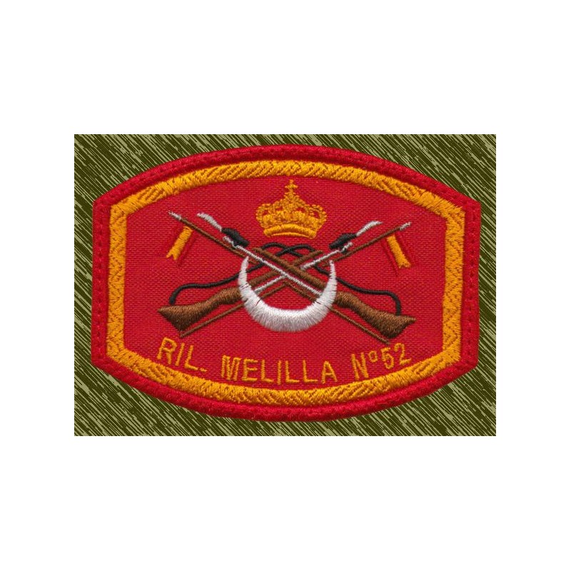 Parche Bordado Regulares de Melilla nº 52 – Histórico Militar