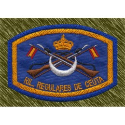 Parche Bordado Regulares de Ceuta nº 54 – Histórico Militar