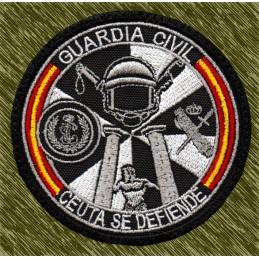 Parche Bordado Guardia Civil "Ceuta se Defiende" – Táctico Especial