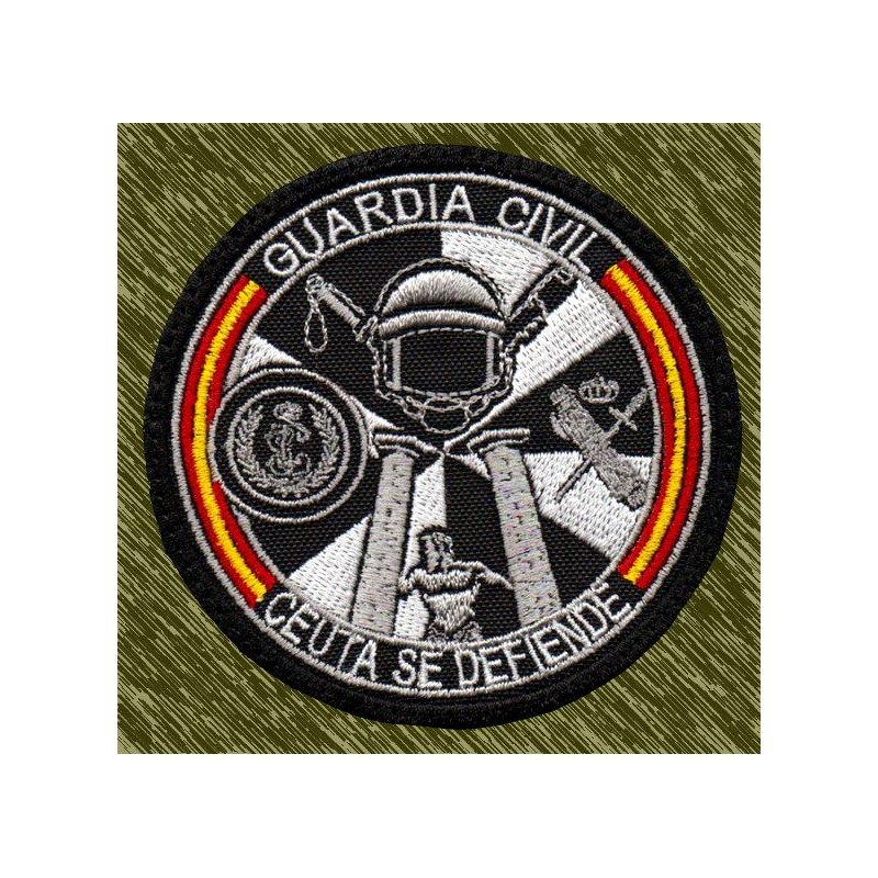 Parche Bordado Guardia Civil "Ceuta se Defiende" – Táctico Especial