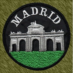 Parche Bordado Puerta de Alcalá (Madrid) – Souvenir Premium