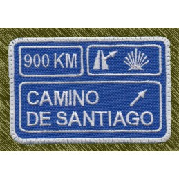 Parche Bordado Camino de Santiago 900km – Concha del Peregrino