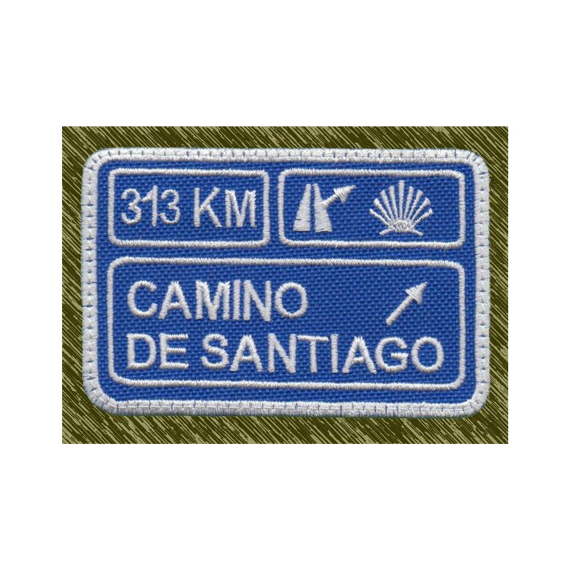 Parche Bordado Camino de Santiago 313km – Concha del Peregrino