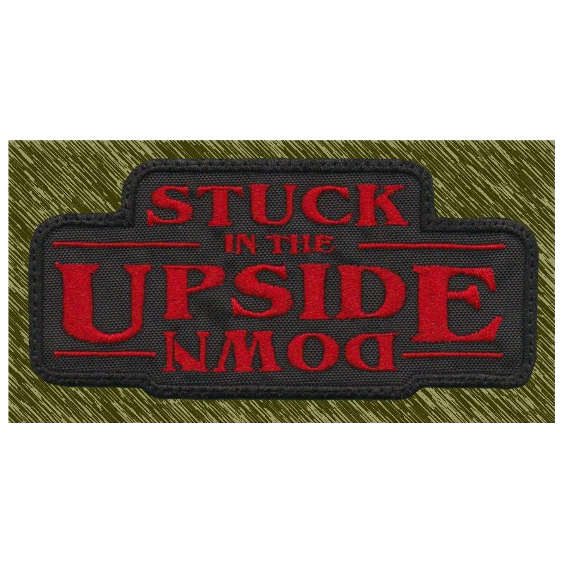 Parche Bordado "Stuck in the Upside Down" – Stranger Things