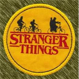 Parche Bordado Stranger Things Bicicletas – Hawkins Amigos Silueta