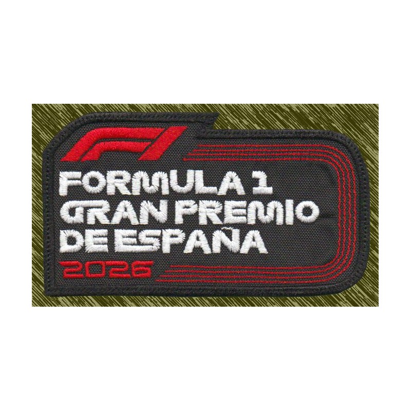 Parche Bordado Fórmula 1 Gran Premio de España – Edición Especial