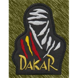 Parche Bordado Dakar Bandera de España – Aventura Off-Road