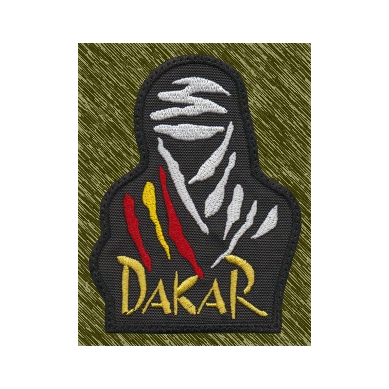 Parche Bordado Dakar Bandera de España – Aventura Off-Road