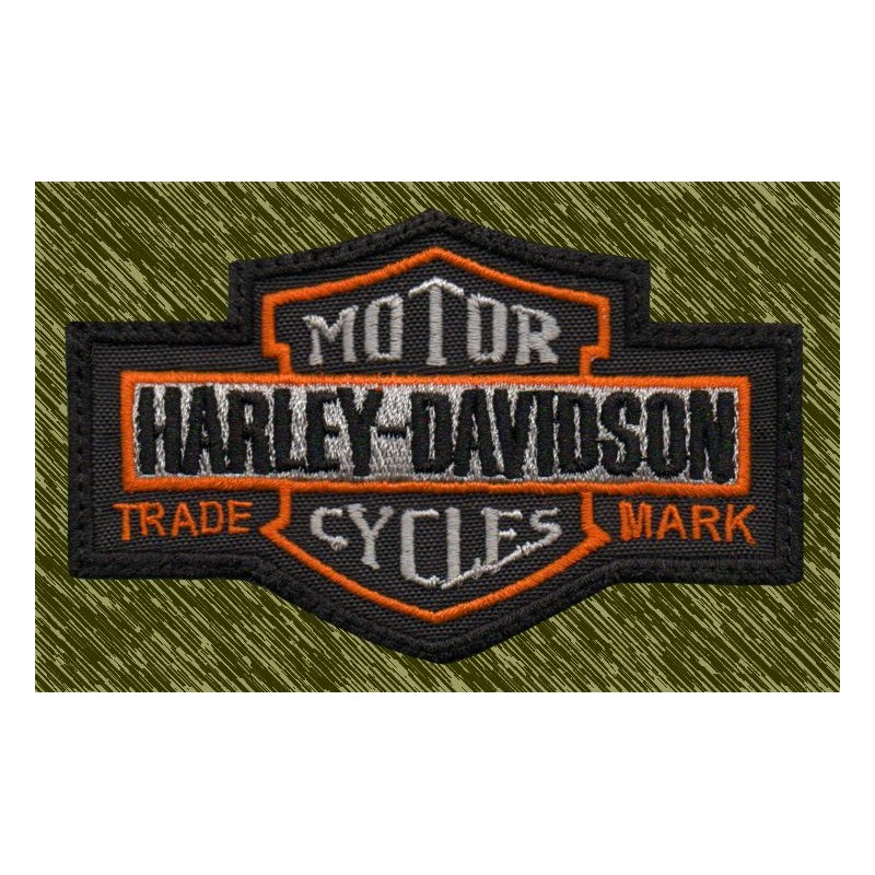 Parche Harley Vintage Letras Negras | Custom 13