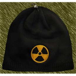 Gorro de lana bordado, radioactividad
