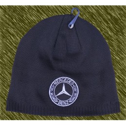 Gorro de lana bordado, Mercedes benz
