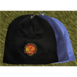 Gorro de lana bordado, Indian logo