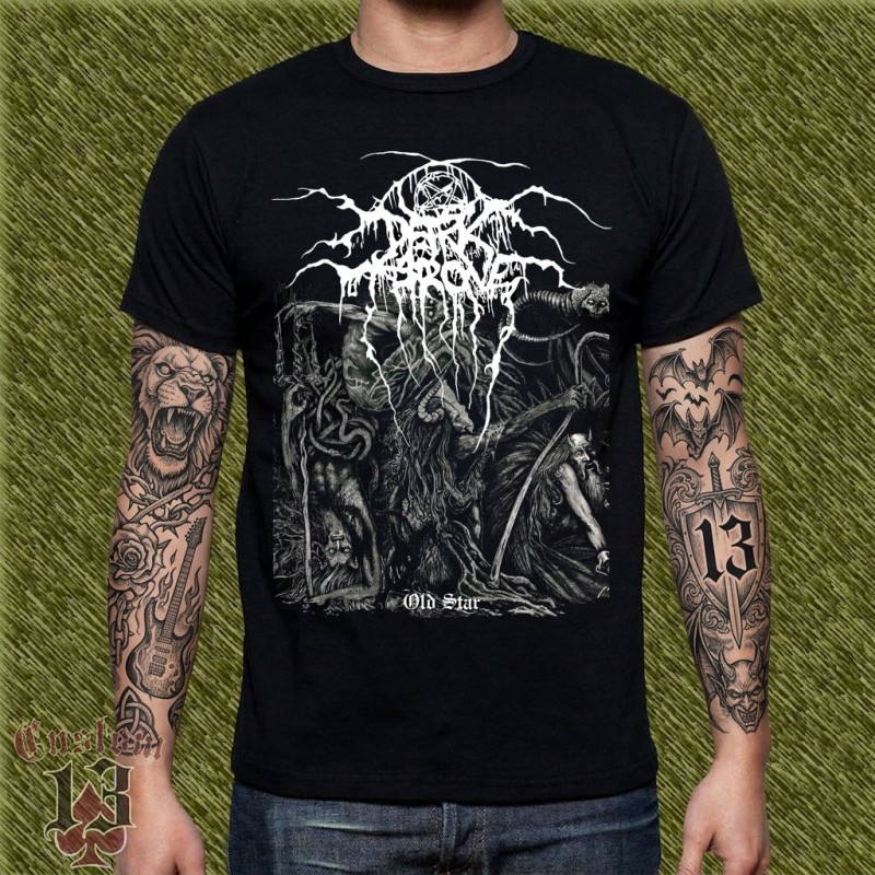 Camiseta Dark Throne, old star