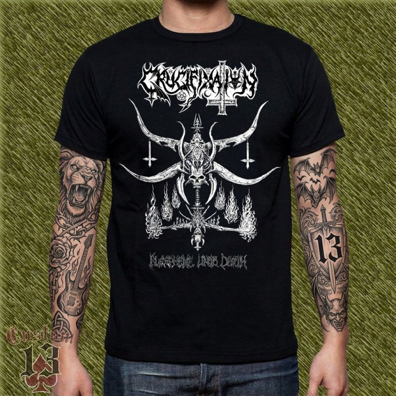 Camiseta Cruzifixation, blaspheme unto death