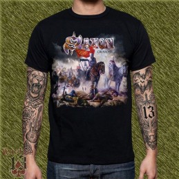 Camiseta Saxon, crusader